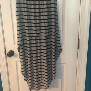 Cute High-Low Cut Skirt